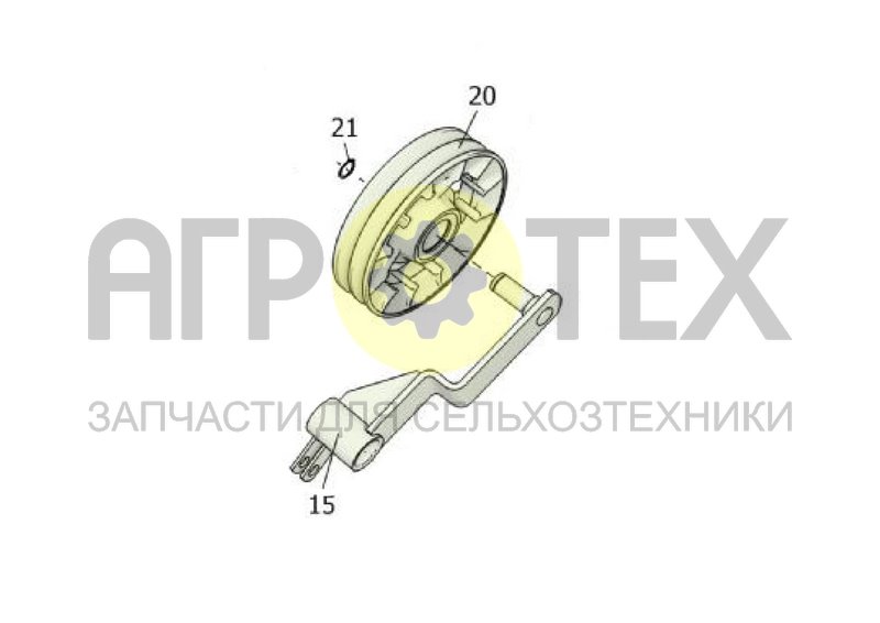 Чертеж Шкив натяжной (КИН-2.7.01.280-01)